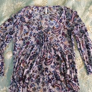 Light Purple Floral Top